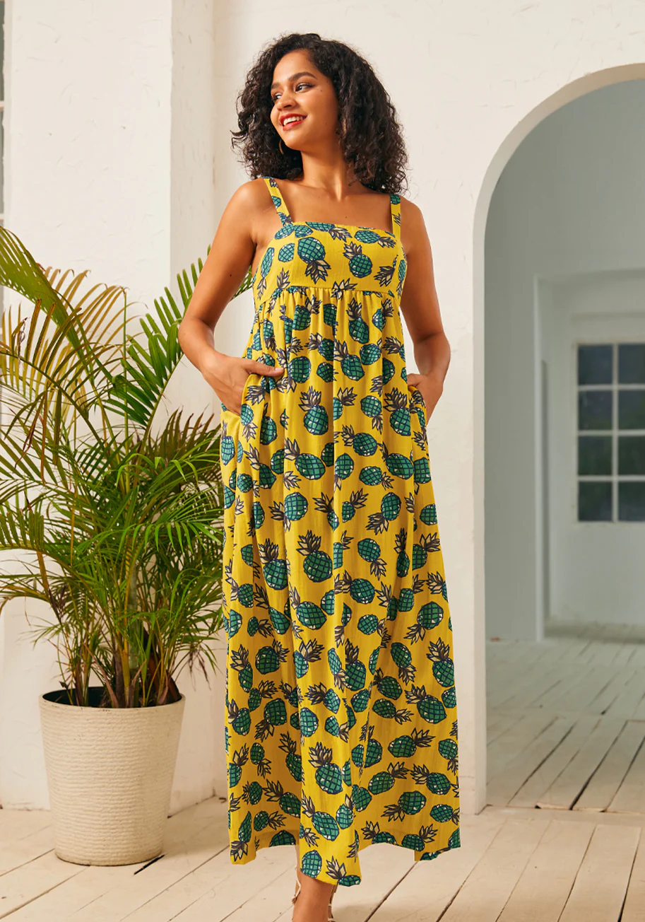 Enchanted Forest Maxi Dress - Olabens