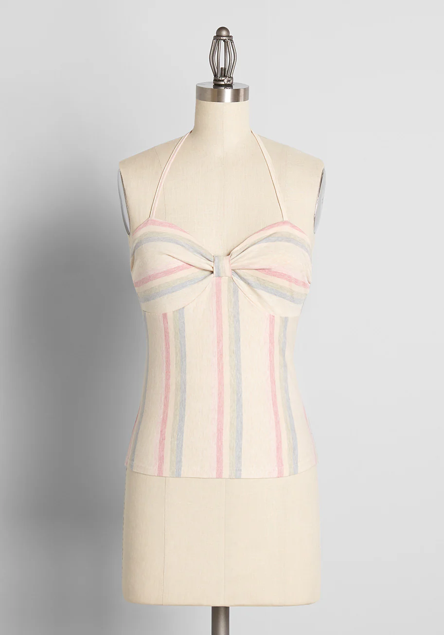 Sun-Drenched Sweetness Halter Top - Olabens