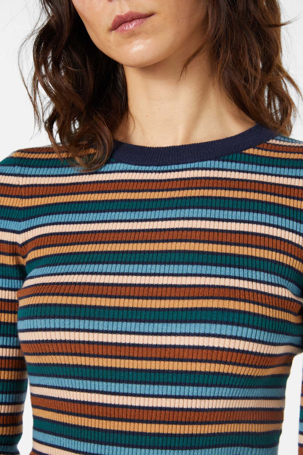 Darcy Stripe Knit Top - Olabens
