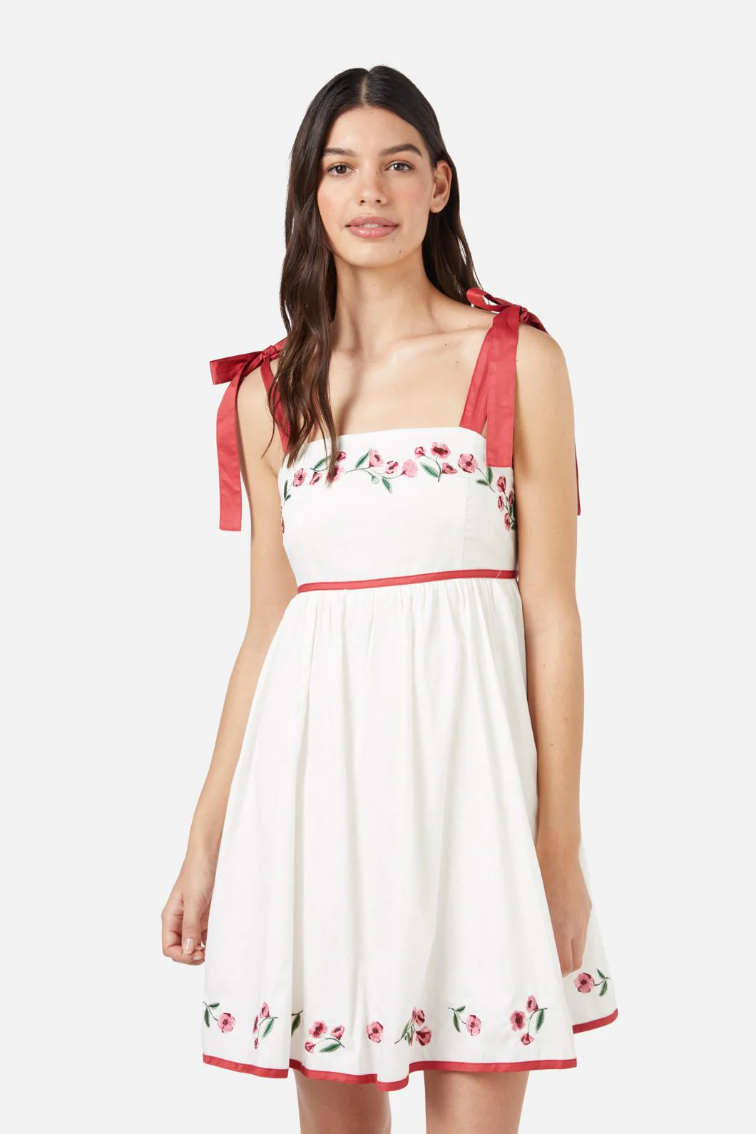 Poppy Emb Dress - Olabens