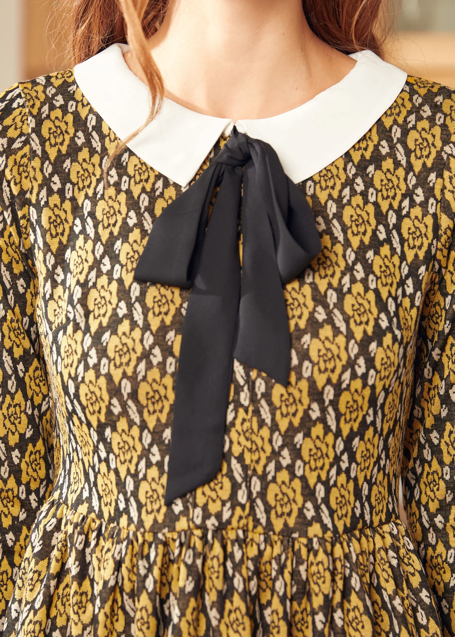 Nifty Fifties Flare Collar Dress - Olabens