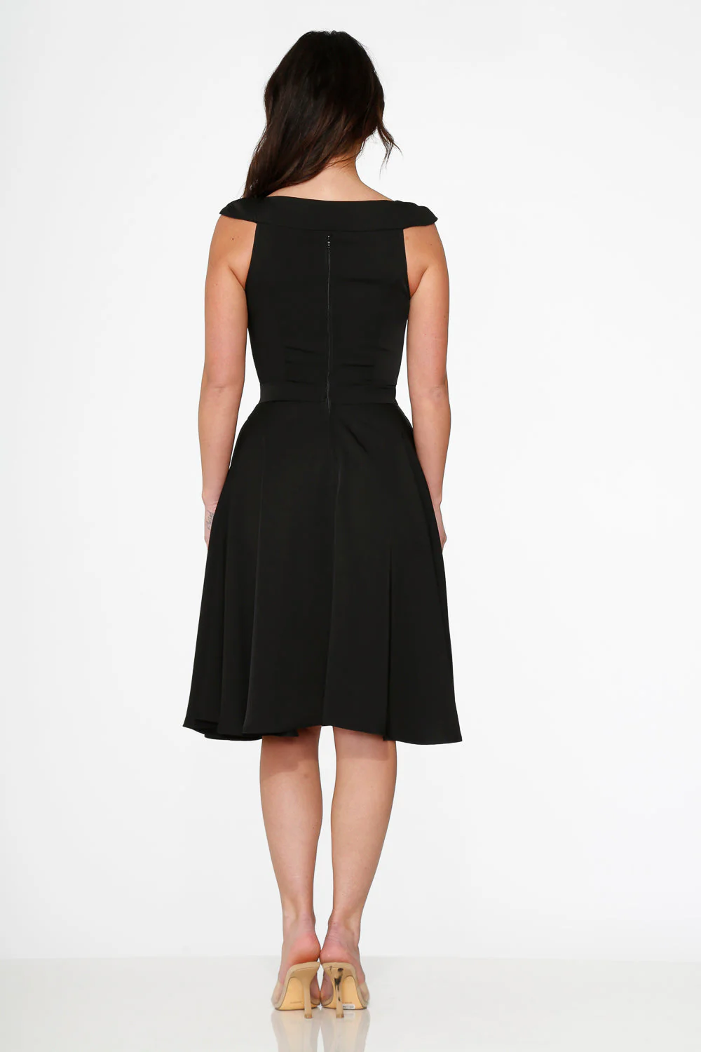 Black Occasional Swing Dress - Olabens