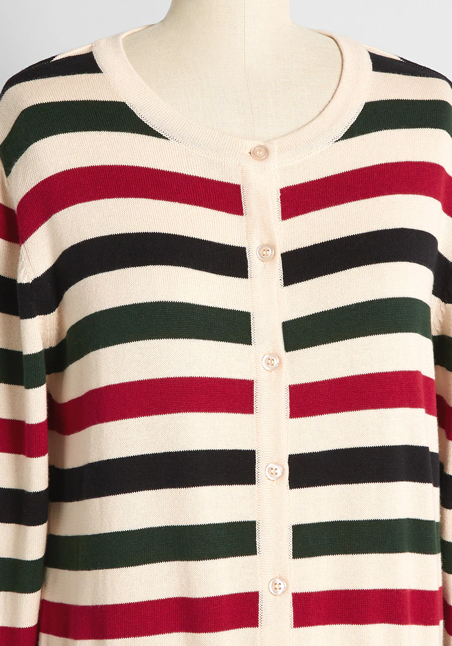 Of A Different Stripe Cardigan - Olabens