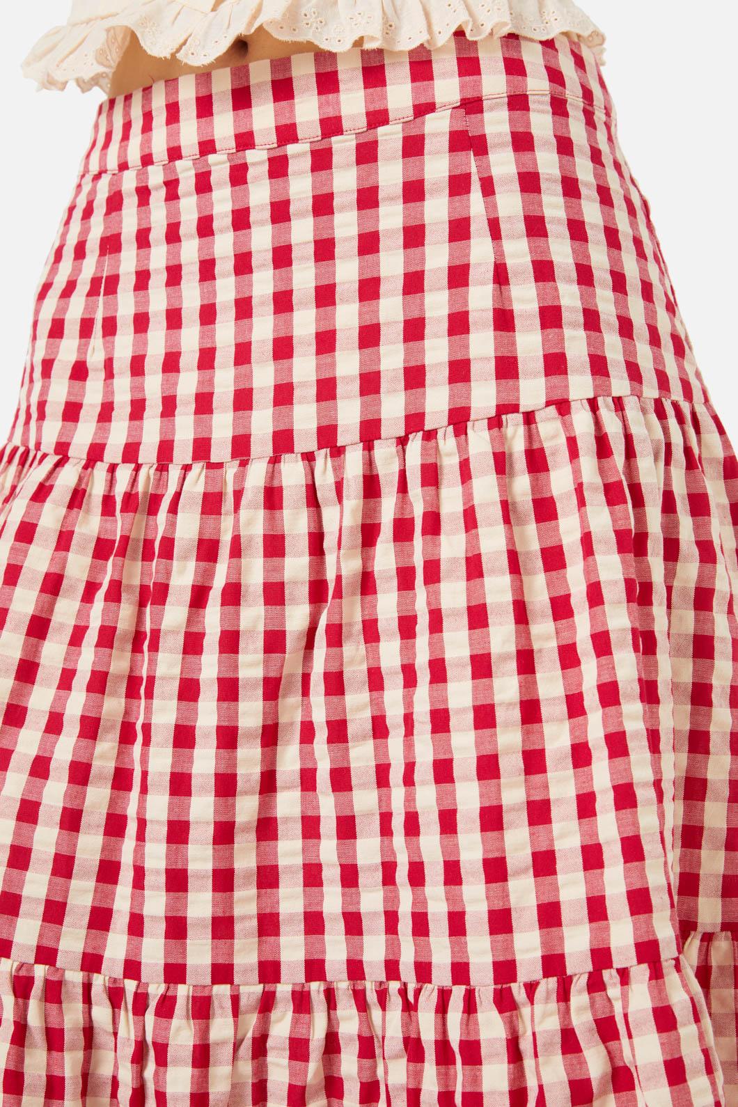 Greta Check Skirt - Olabens