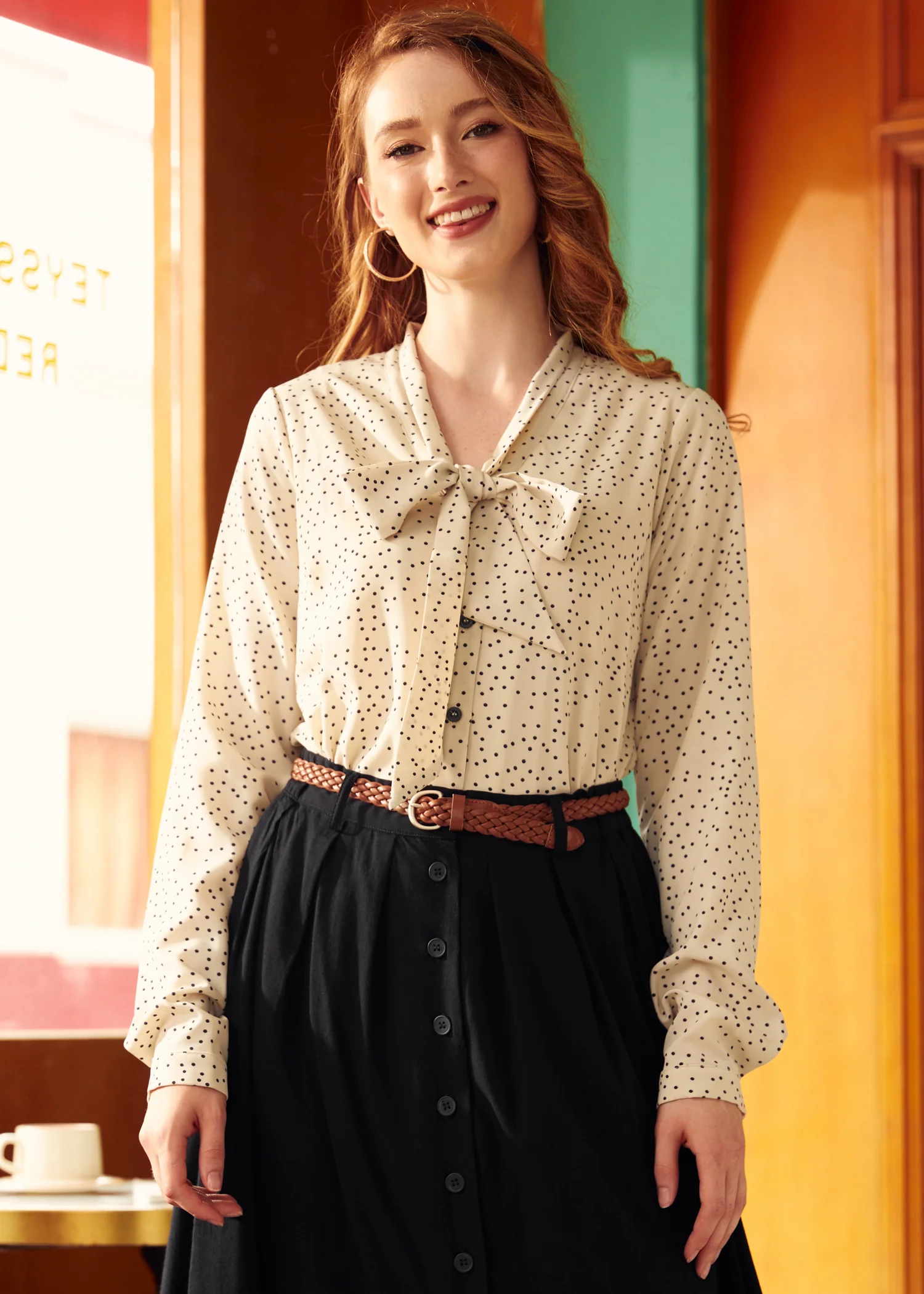 Dancing 'Till Dawn Bow Blouse - Olabens