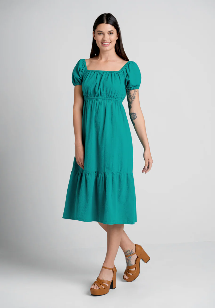 I Think I Love You Midi Dress - Olabens