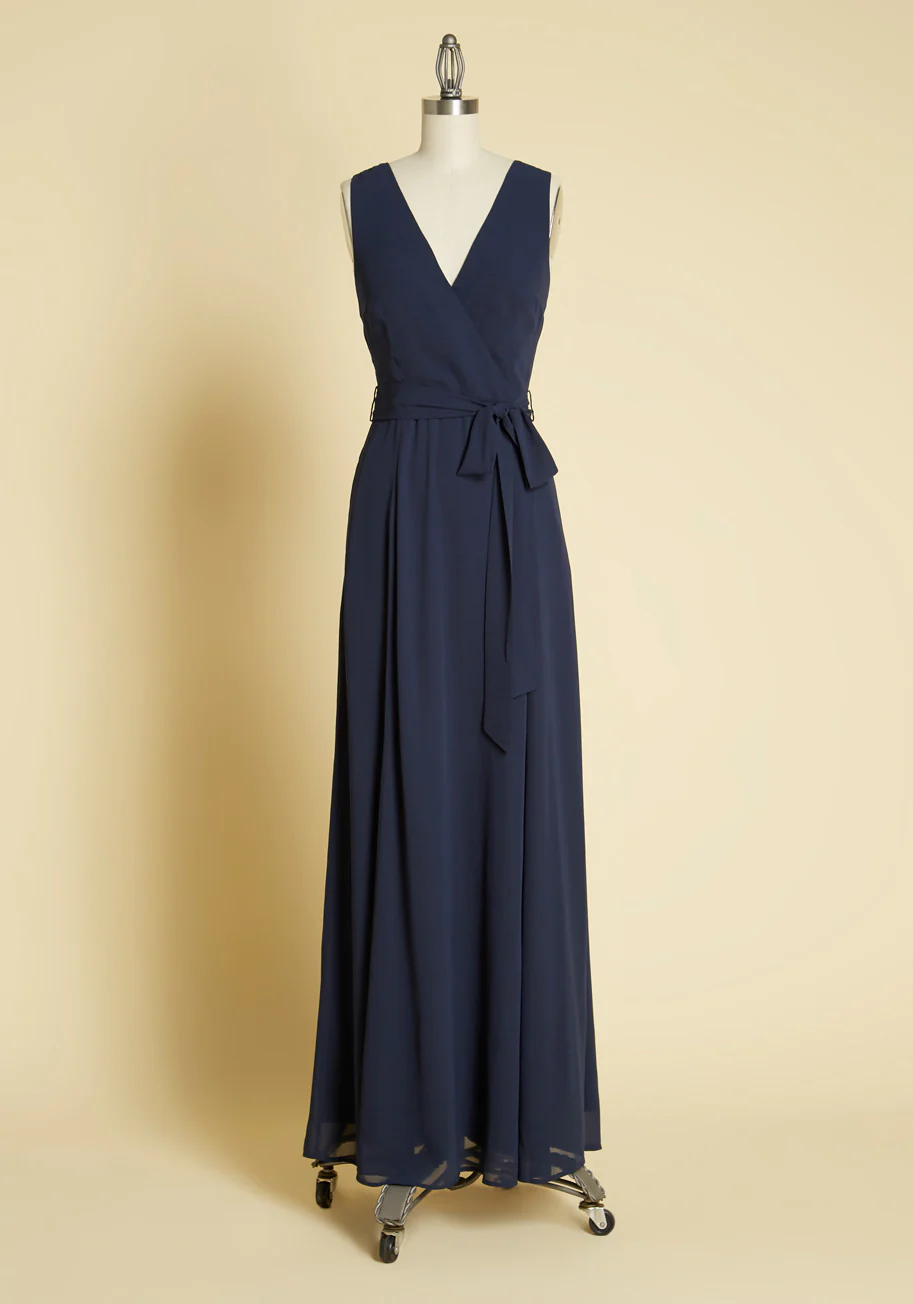 Effortless Elegance Faux-Wrap Dress - Olabens