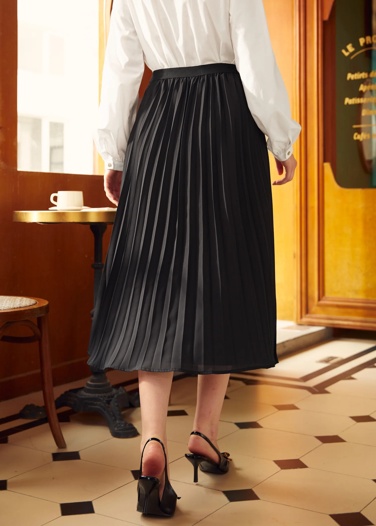 Studio 54 Pleated Midi Skirt - Olabens