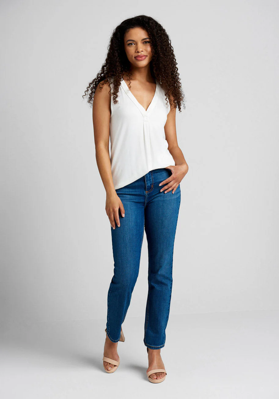A Welcome Change Sleeveless Top - Olabens
