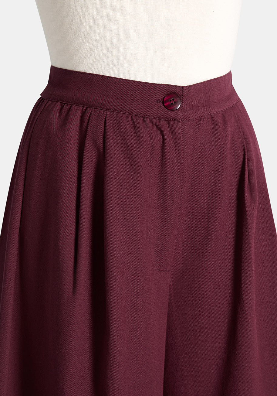 Making Broad Advances Wide-Leg Pants - Olabens
