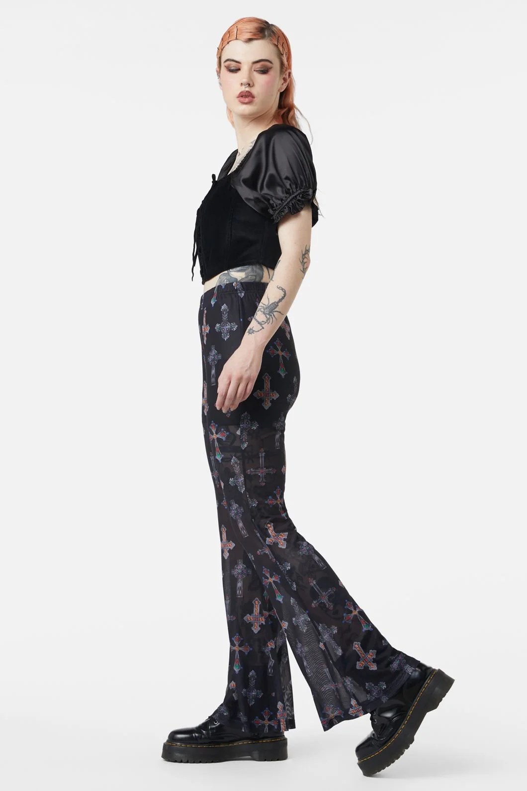 Hope Had Died Mesh Pants - Olabens