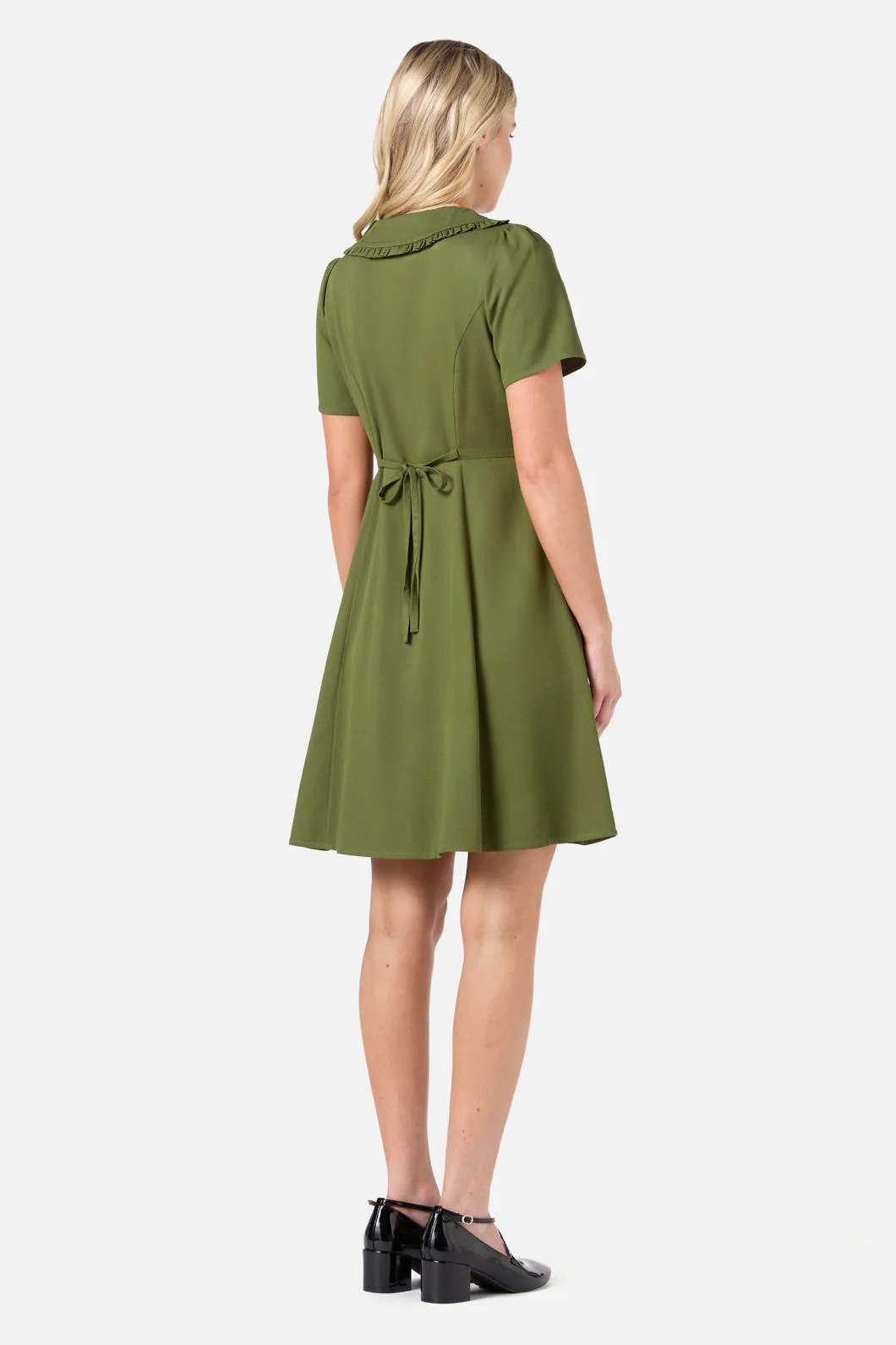 Dorothy Collared Mini Dress - Olabens
