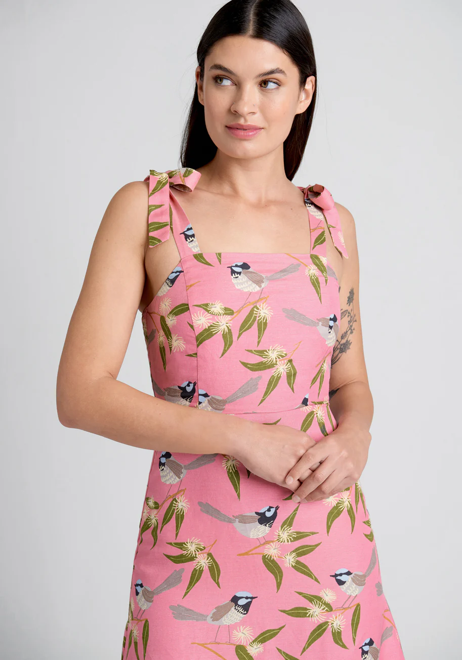 Way Back Wren Midi Dress - Olabens