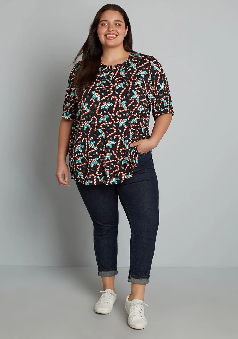 Winning Them Over Short Sleeve Top - Olabens