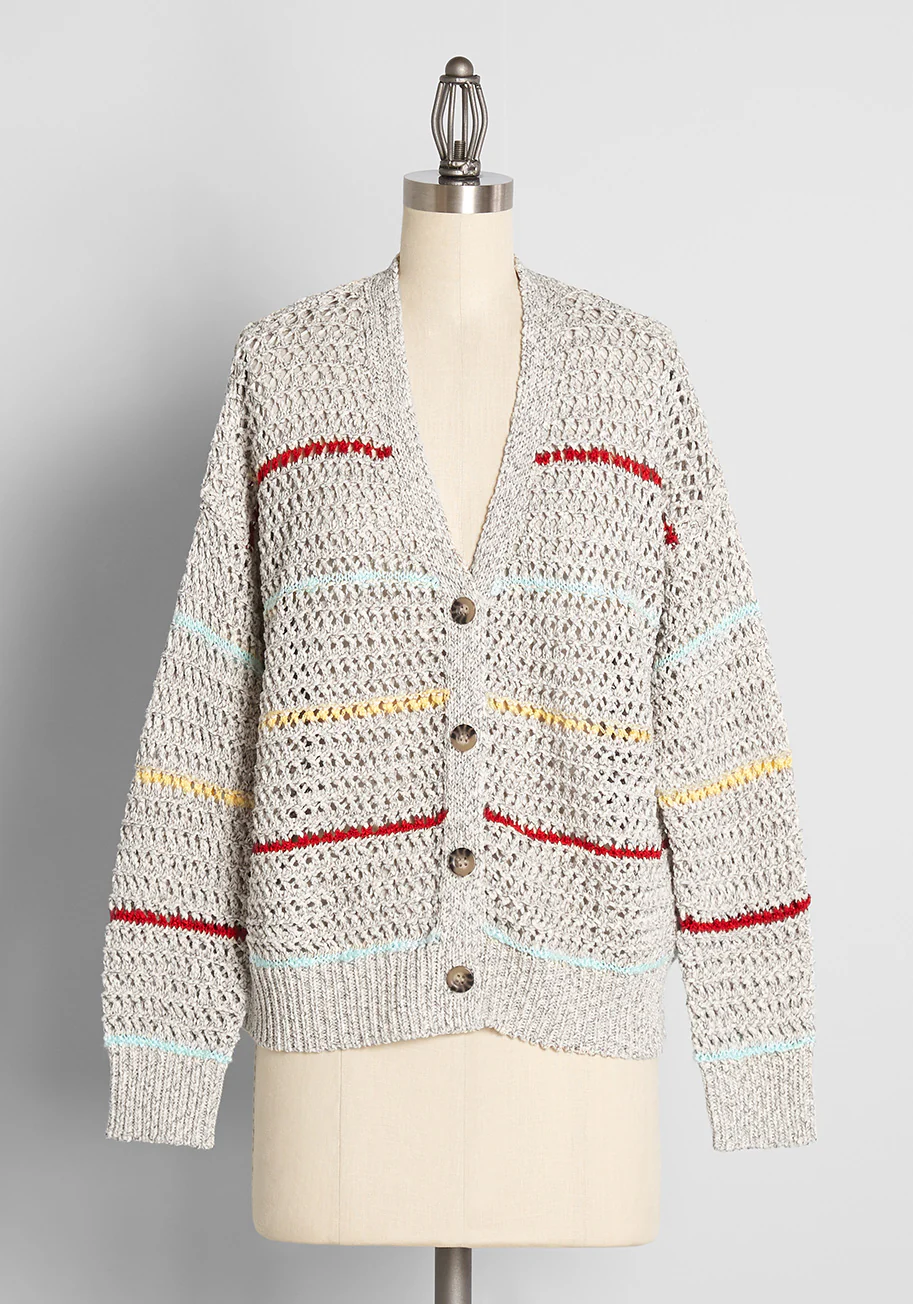 Times Around the Campfire Crochet Cardigan - Olabens