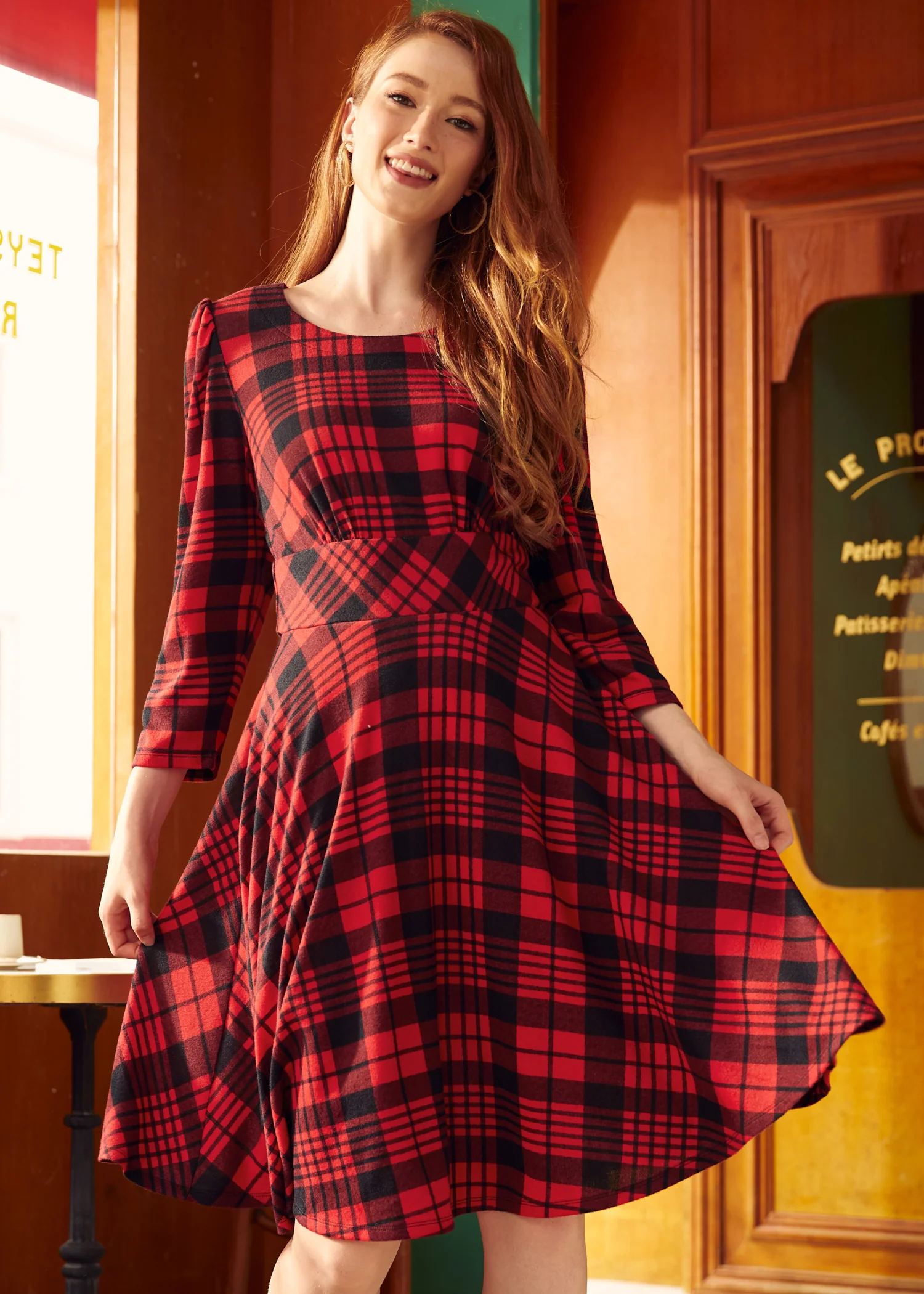 All About the Doodlebug Fit & Flare Dress - Olabens