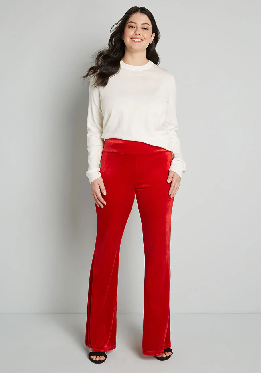 Loving The Luxe Life Wide-Leg Pants - Olabens