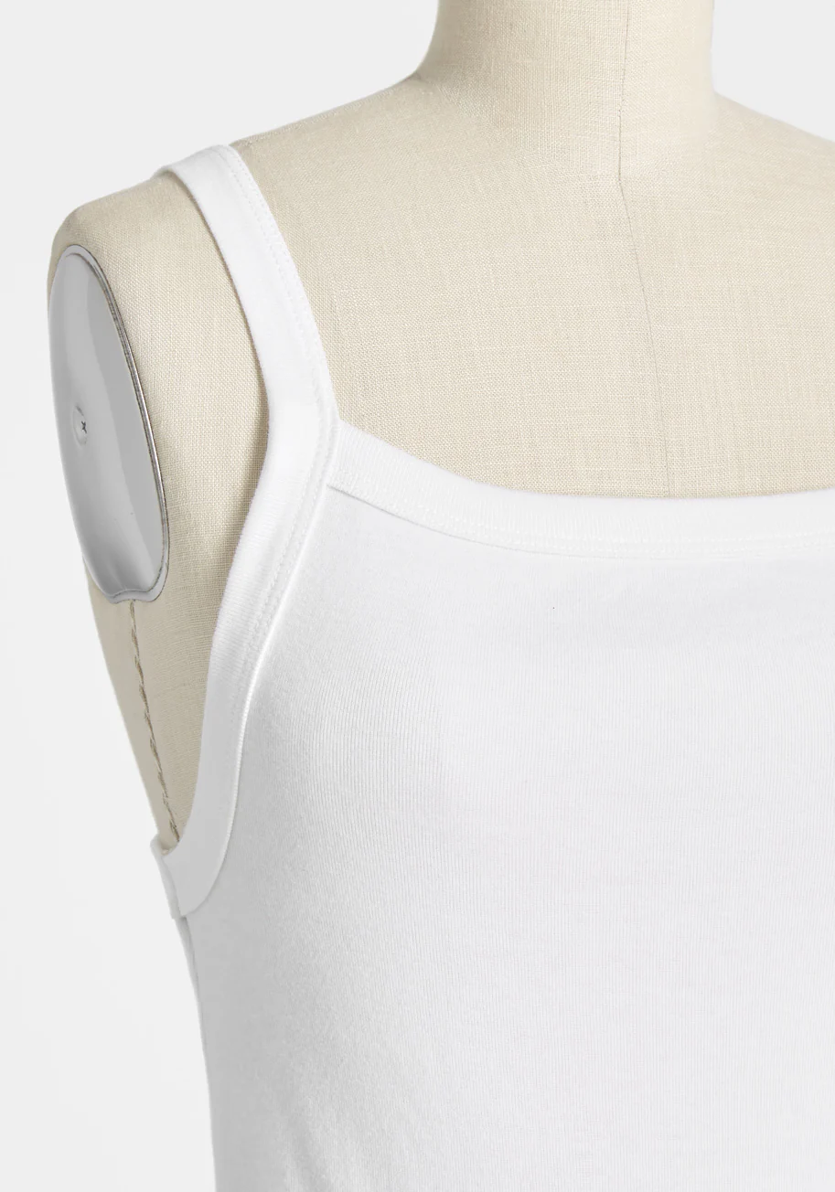 Bring Home the Basic Cotton Tank Top - Olabens