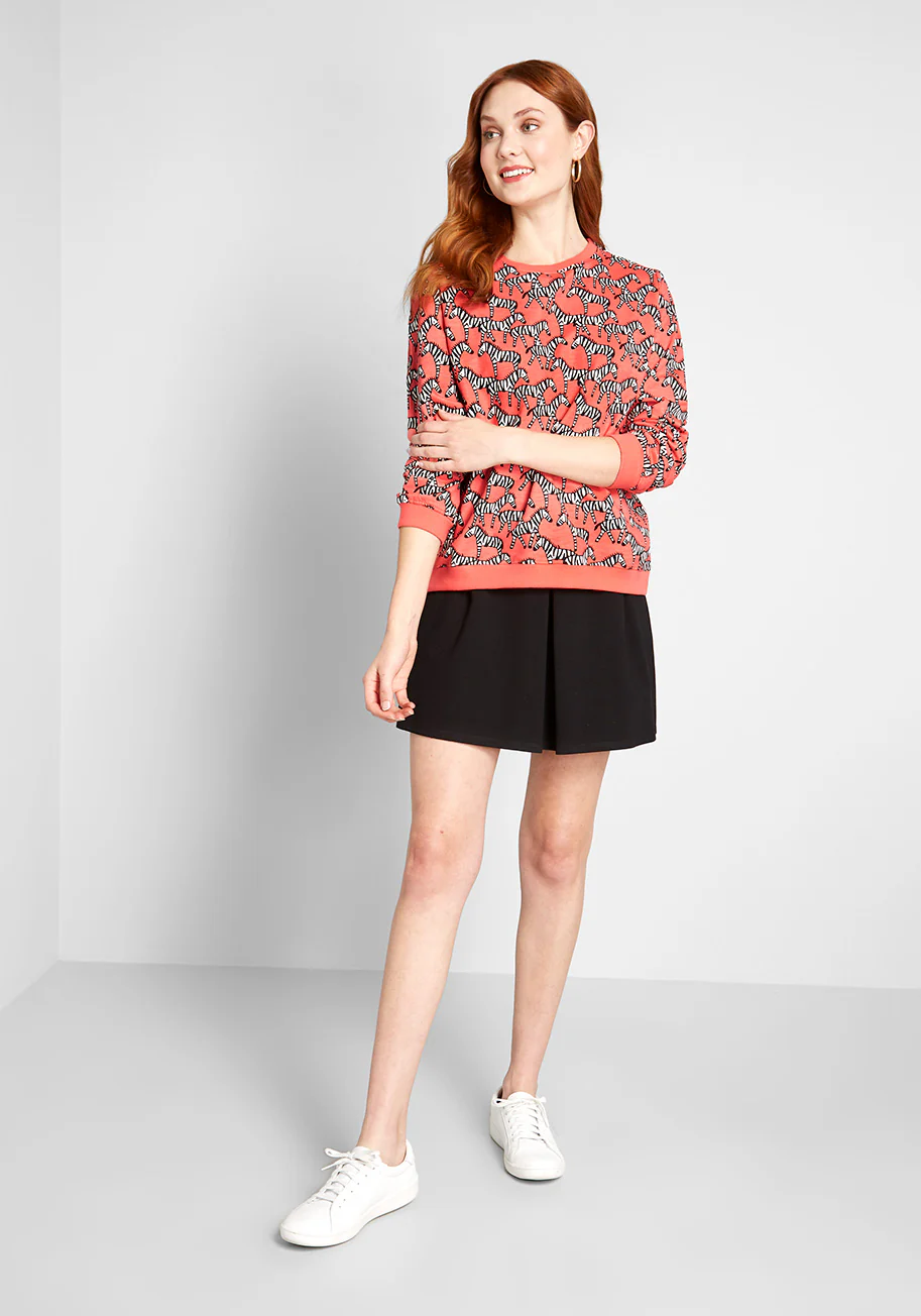 From A to Zebra Graphic Sweatshirt - Olabens