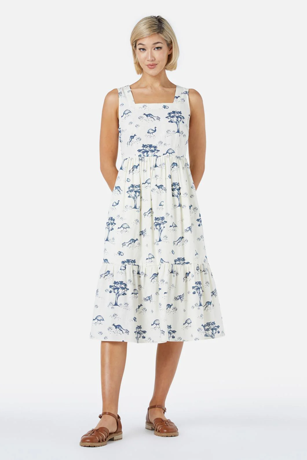 Aus Toile Midi Dress - Olabens