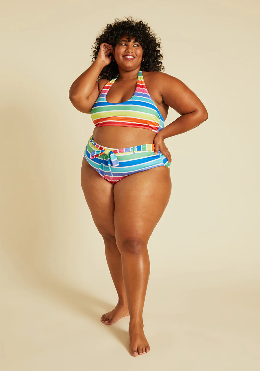 The JoJo High-Waisted Bikini Bottom - Olabens