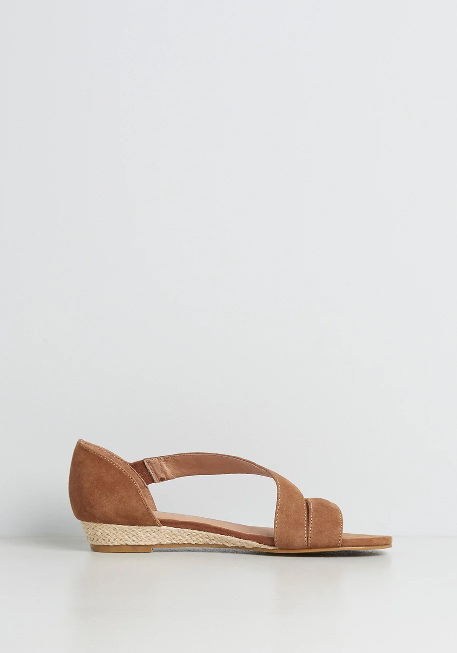 Sleek Appreciation Suede Sandal - Olabens