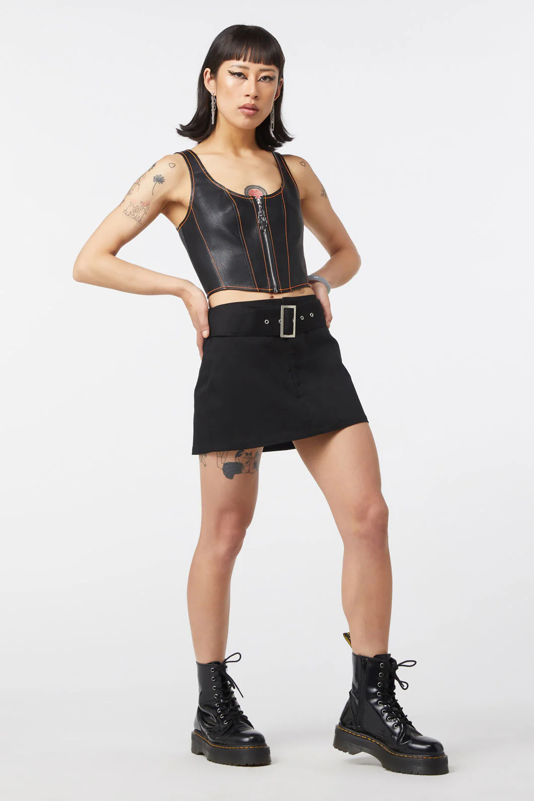 Ablaze Pu Corset - Olabens