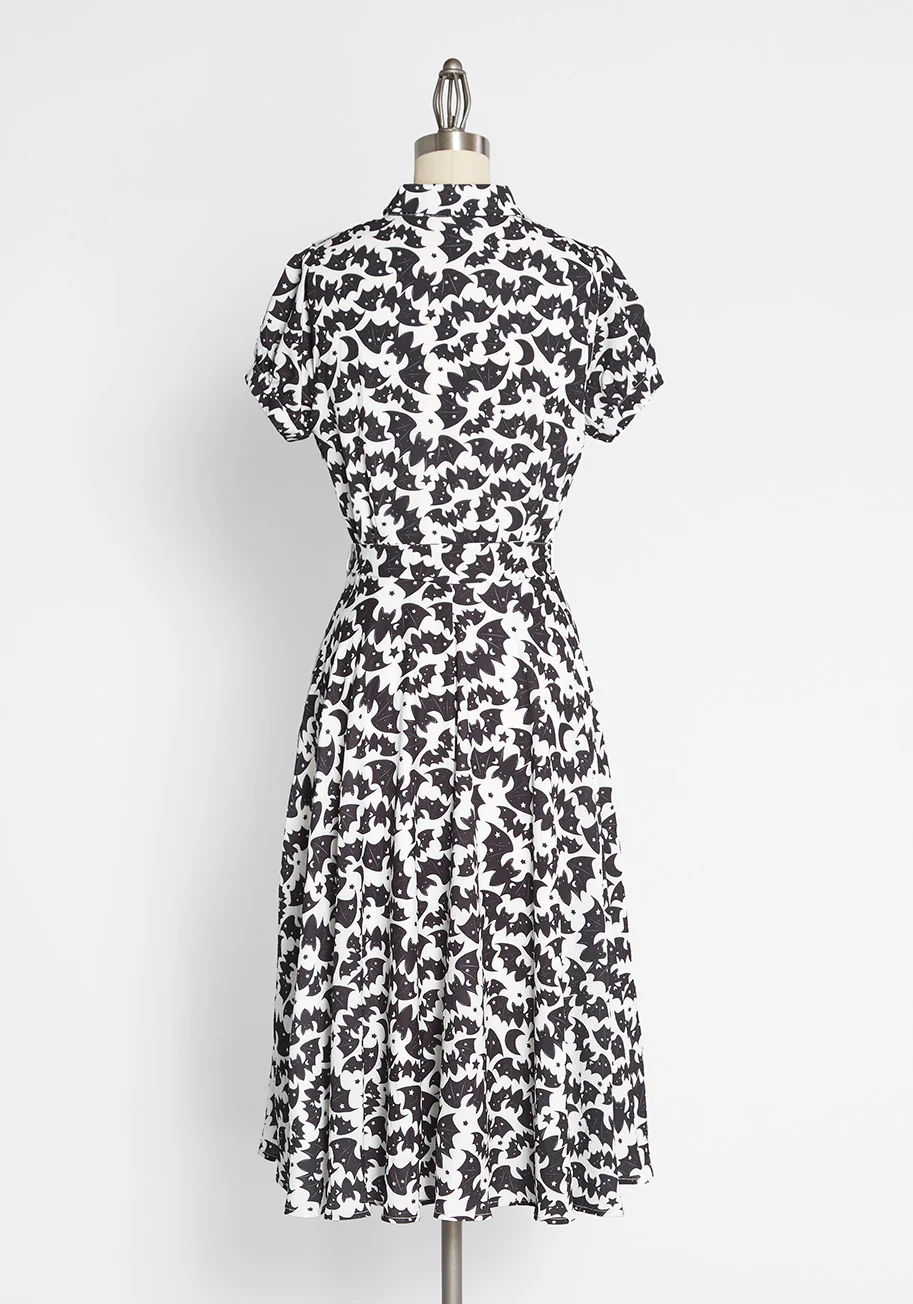 Isnyt x Collectif Creature Feature Swing Dress - Olabens