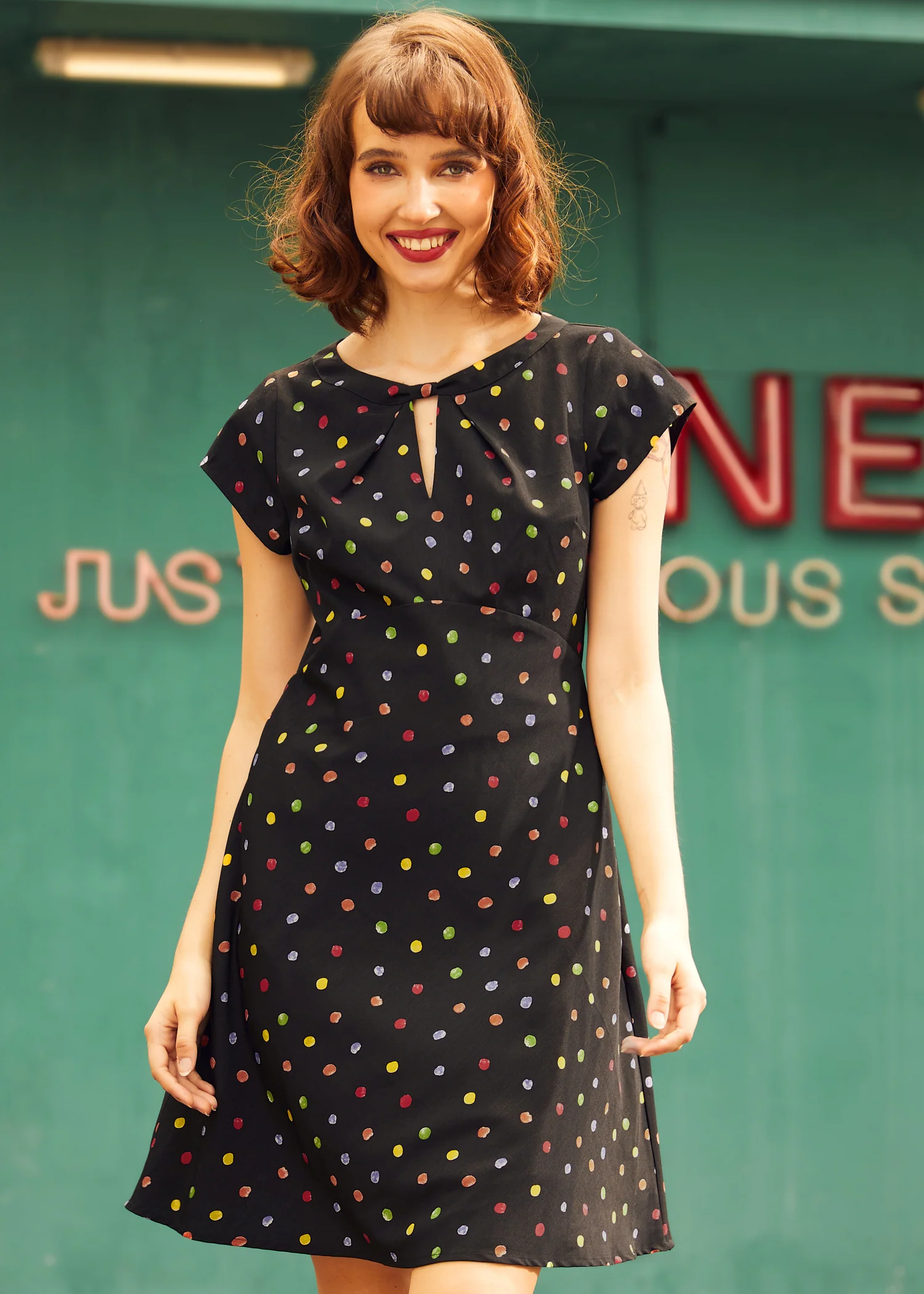 The Dot Dot Diner Dress - Olabens