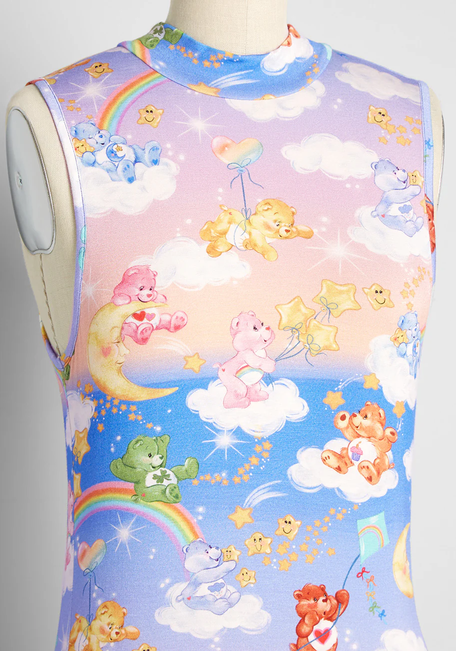 Isnyt x Care Bears Star Shower Power Mock Neck Top - Olabens