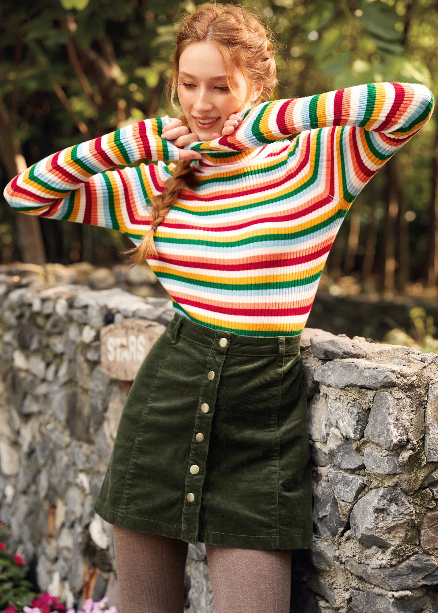 Woodstock Wanderer Ribbed Turtleneck - Olabens