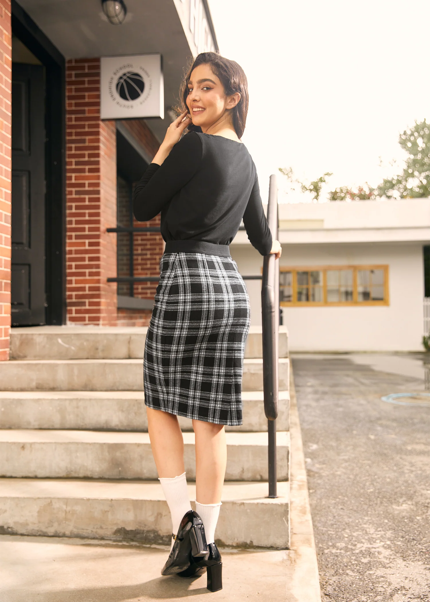 Cider Sipper Pencil Skirt - Olabens