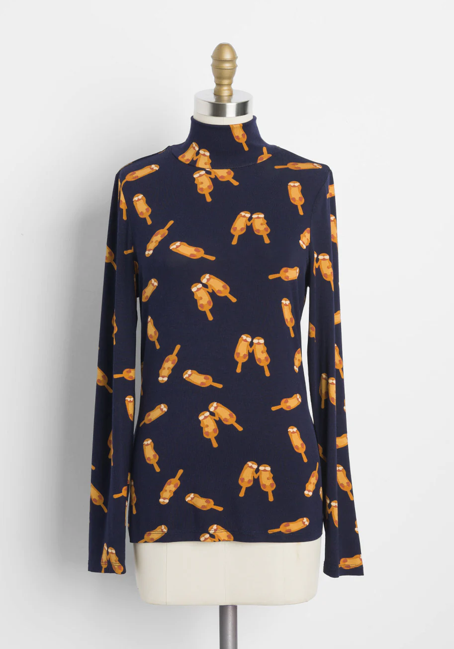 Classic And Cozy Turtleneck Top - Olabens