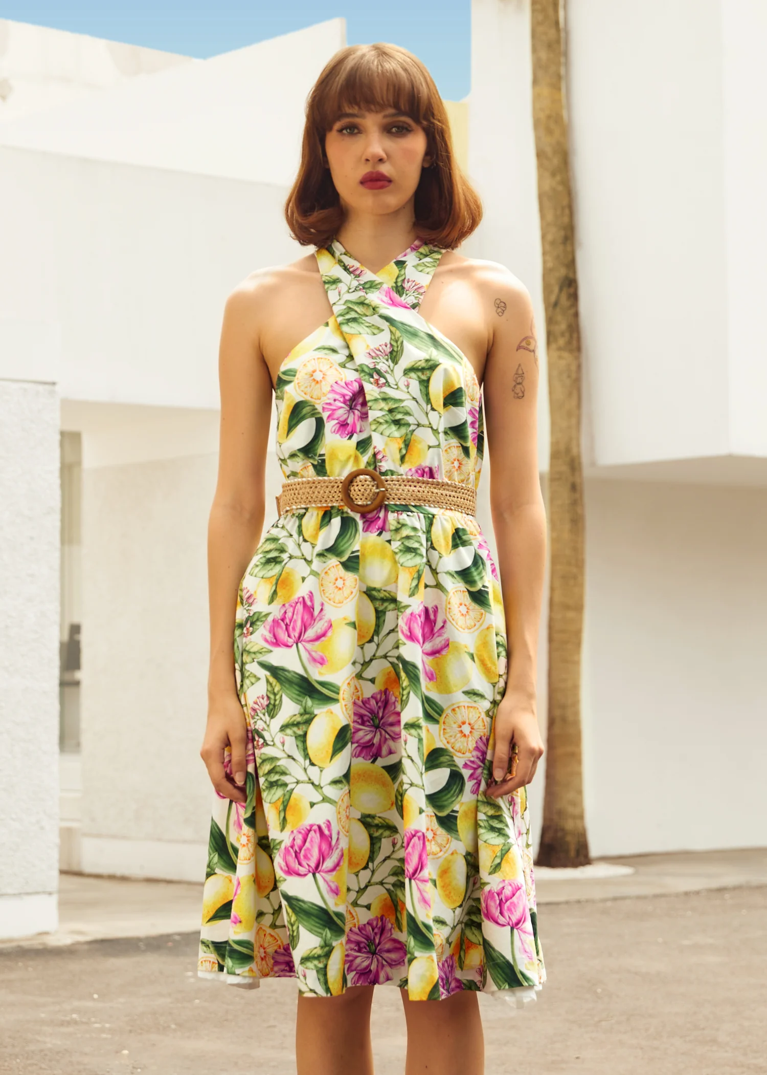 The Citrus Grove Getaway Dress - Olabens