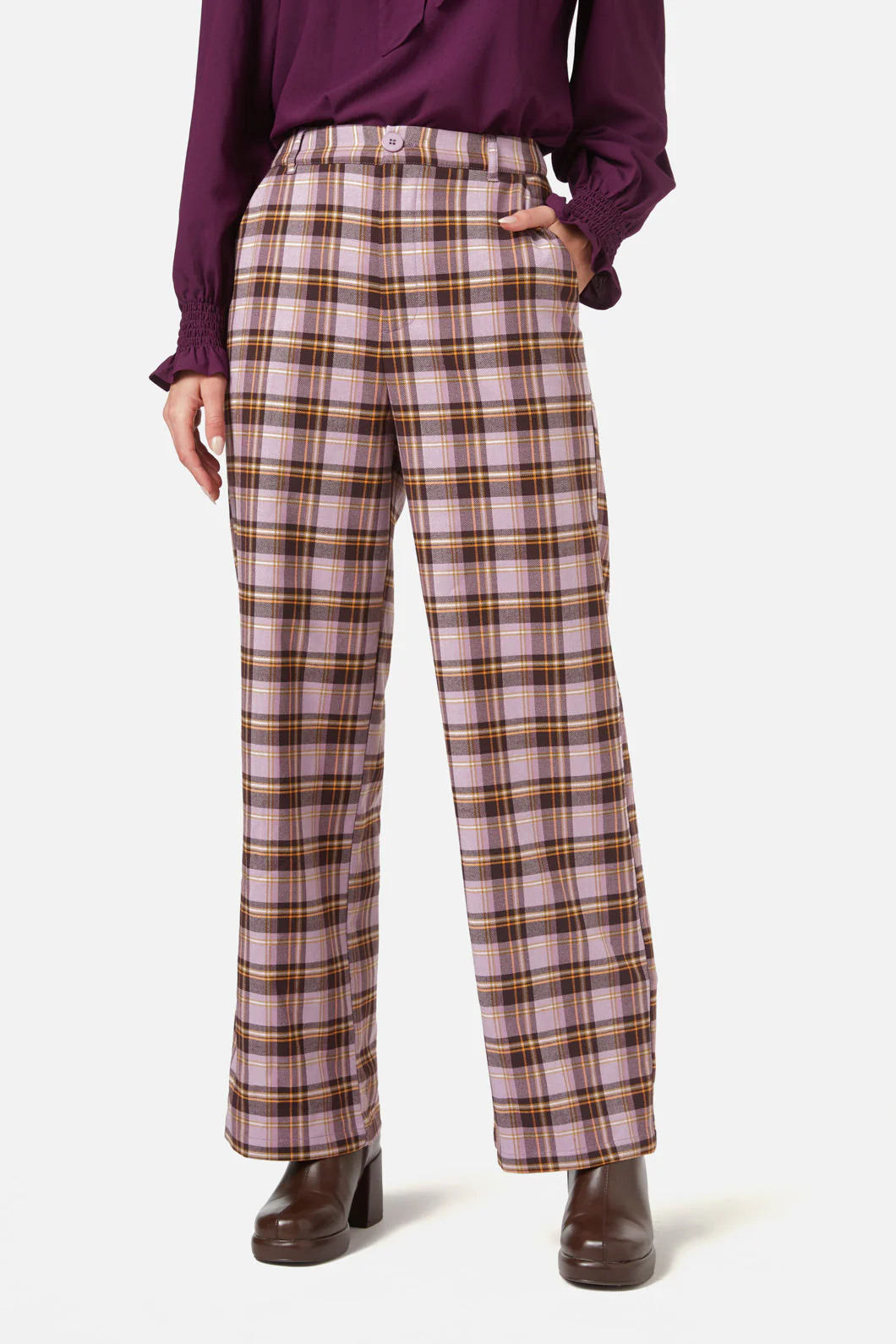 Jeannie Check Pant - Olabens