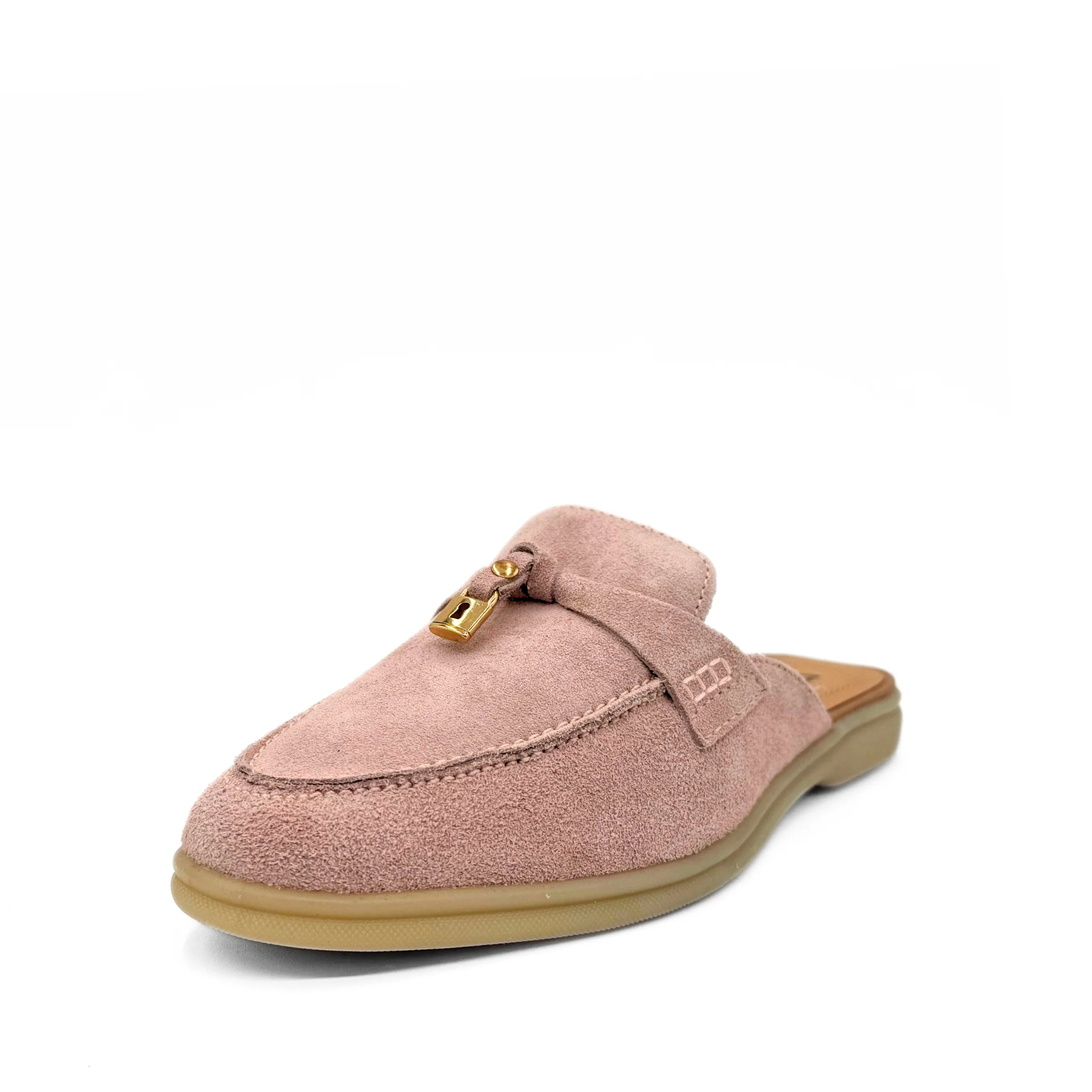 Lasso Suede Slip On Loafers - Olabens