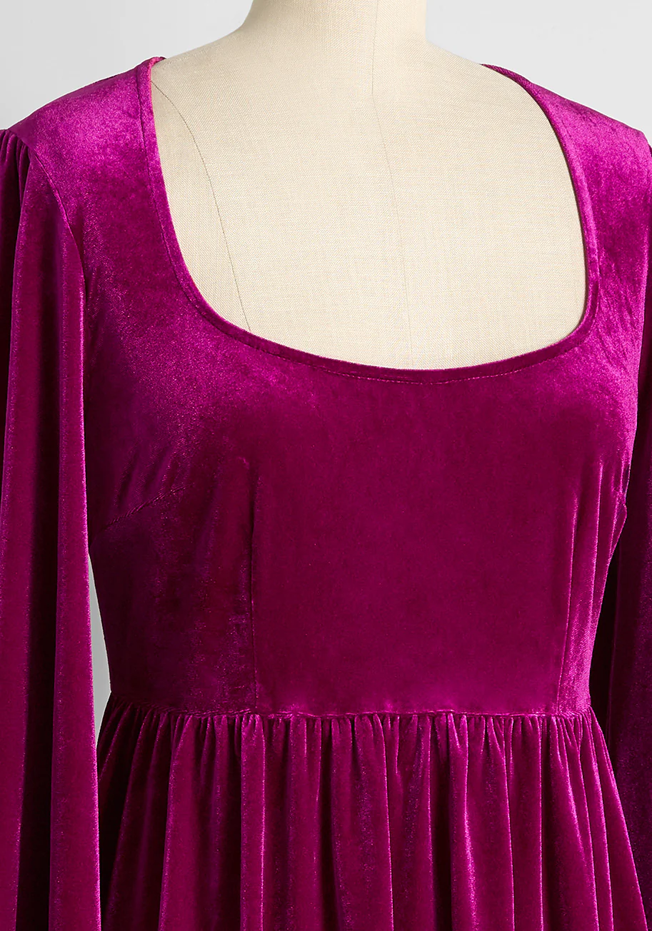Not Your Babydoll Anymore Velvet Mini Dress - Olabens