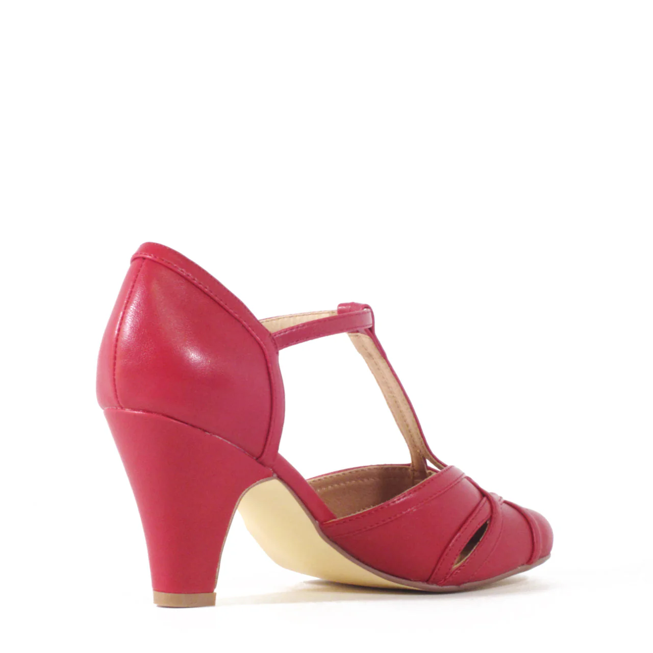 Sandy Festive T-Strap Heels - Olabens