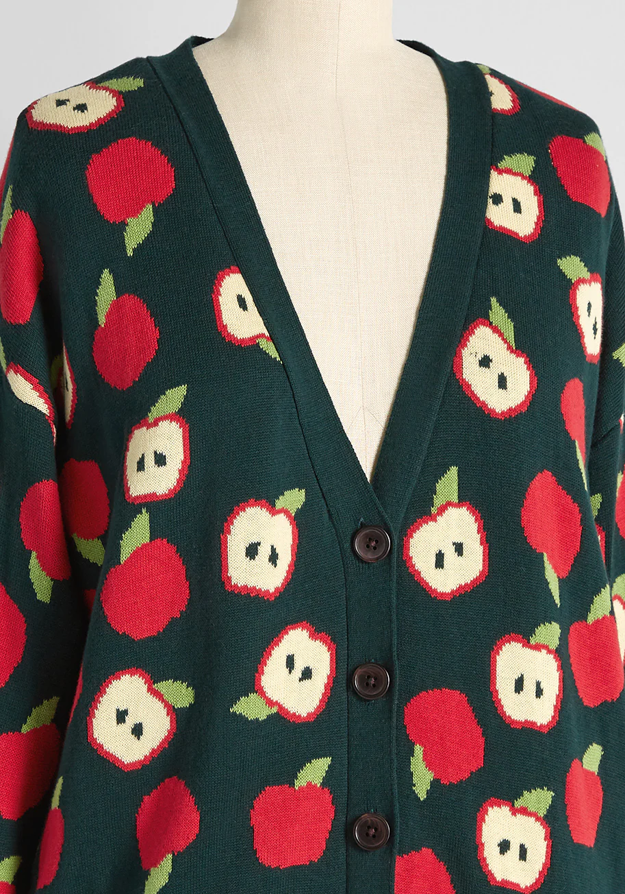 Apple-ly Ever After Cardigan - Olabens