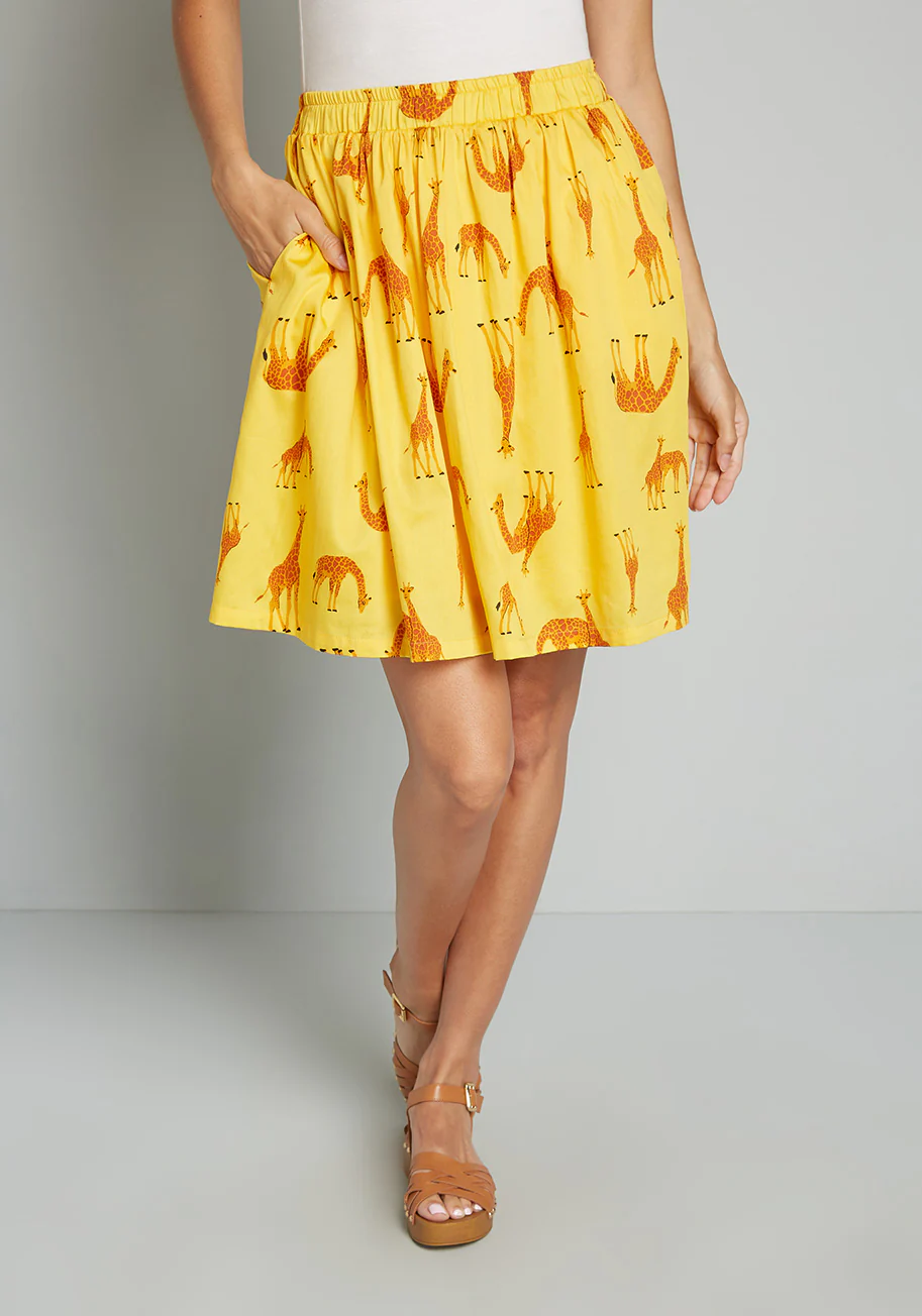 On My Wavelength Skater Skirt - Olabens
