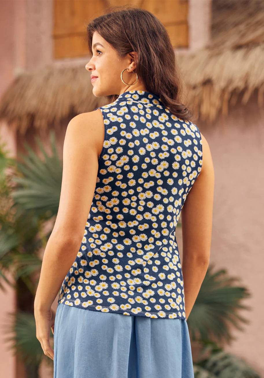 Office to Goodness Sleeveless Knit Top - Olabens