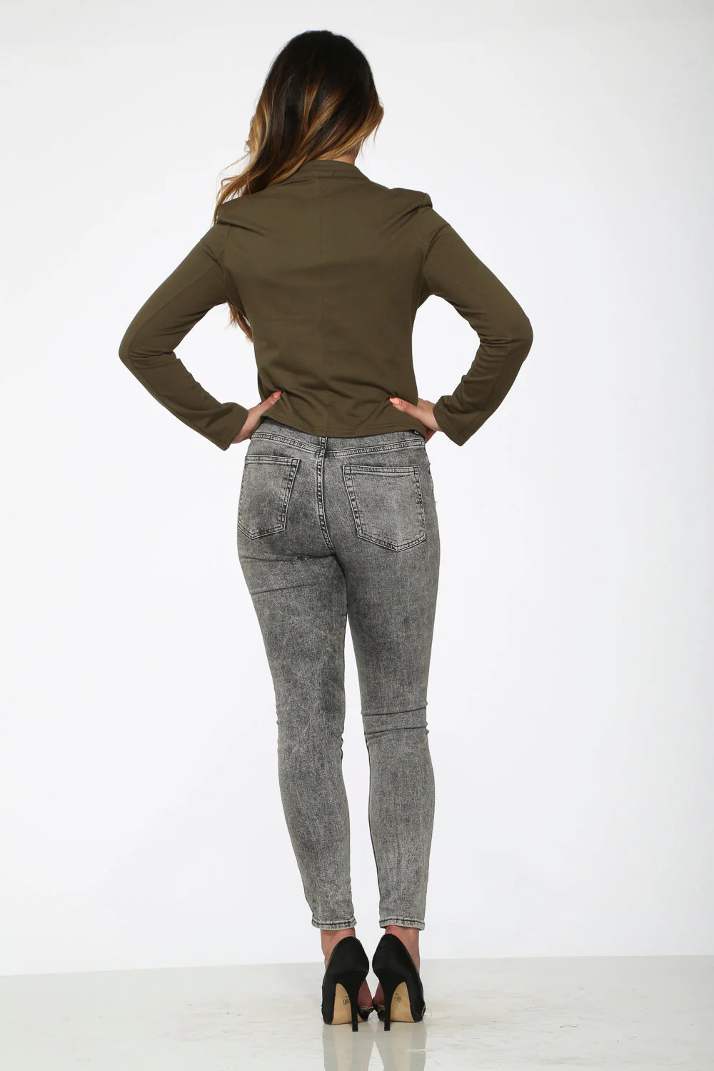 Olive Military Jacket - Olabens