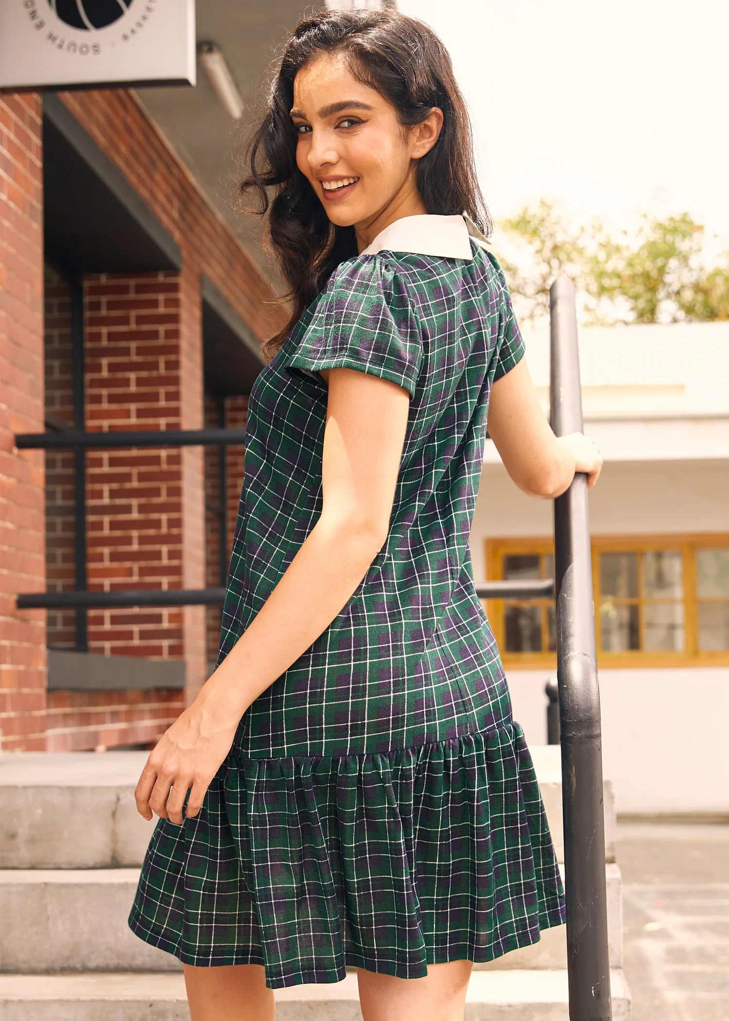 School Days Collared Dress - Olabens