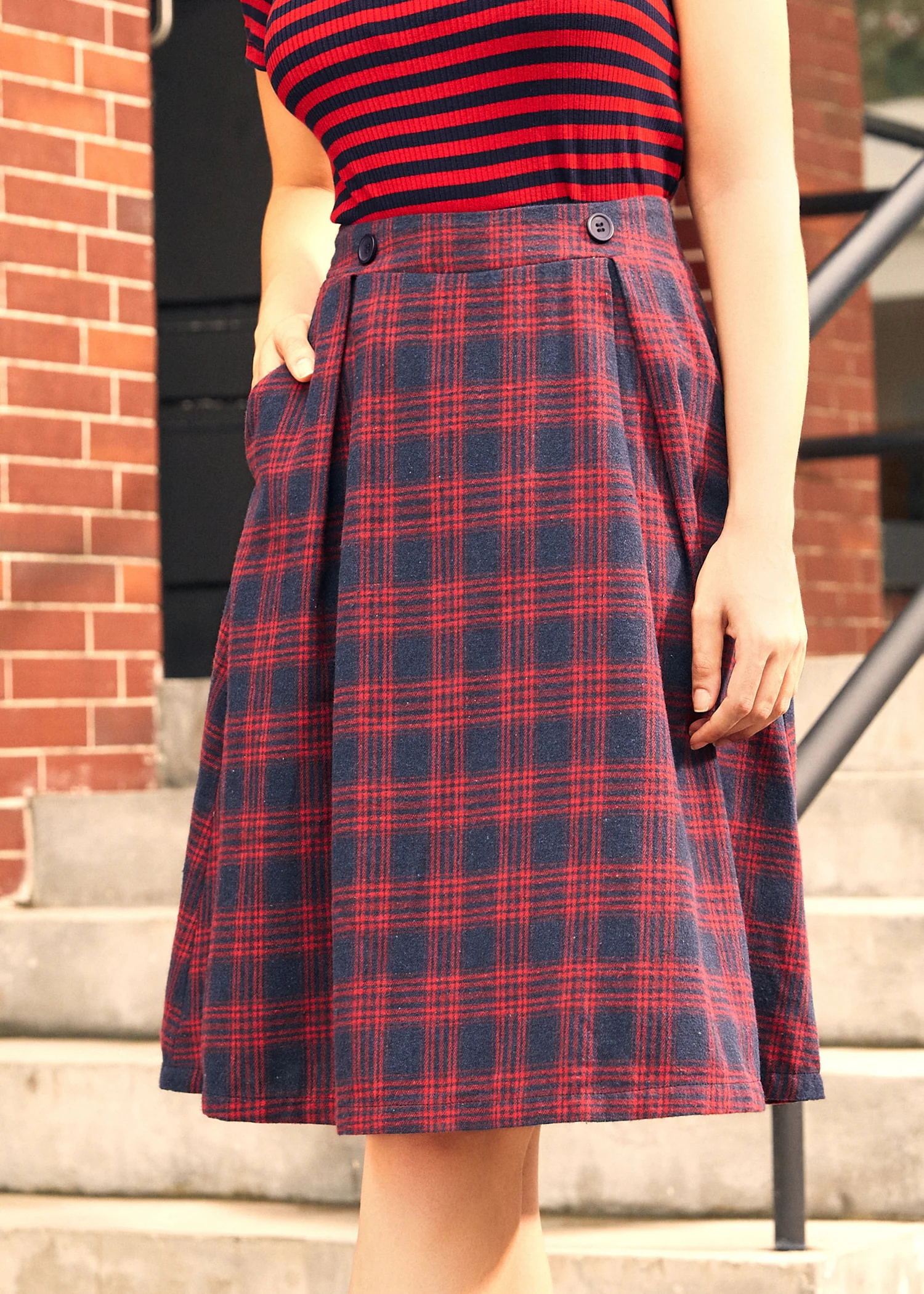 Heart of the Harvest Midi Skirt - Olabens
