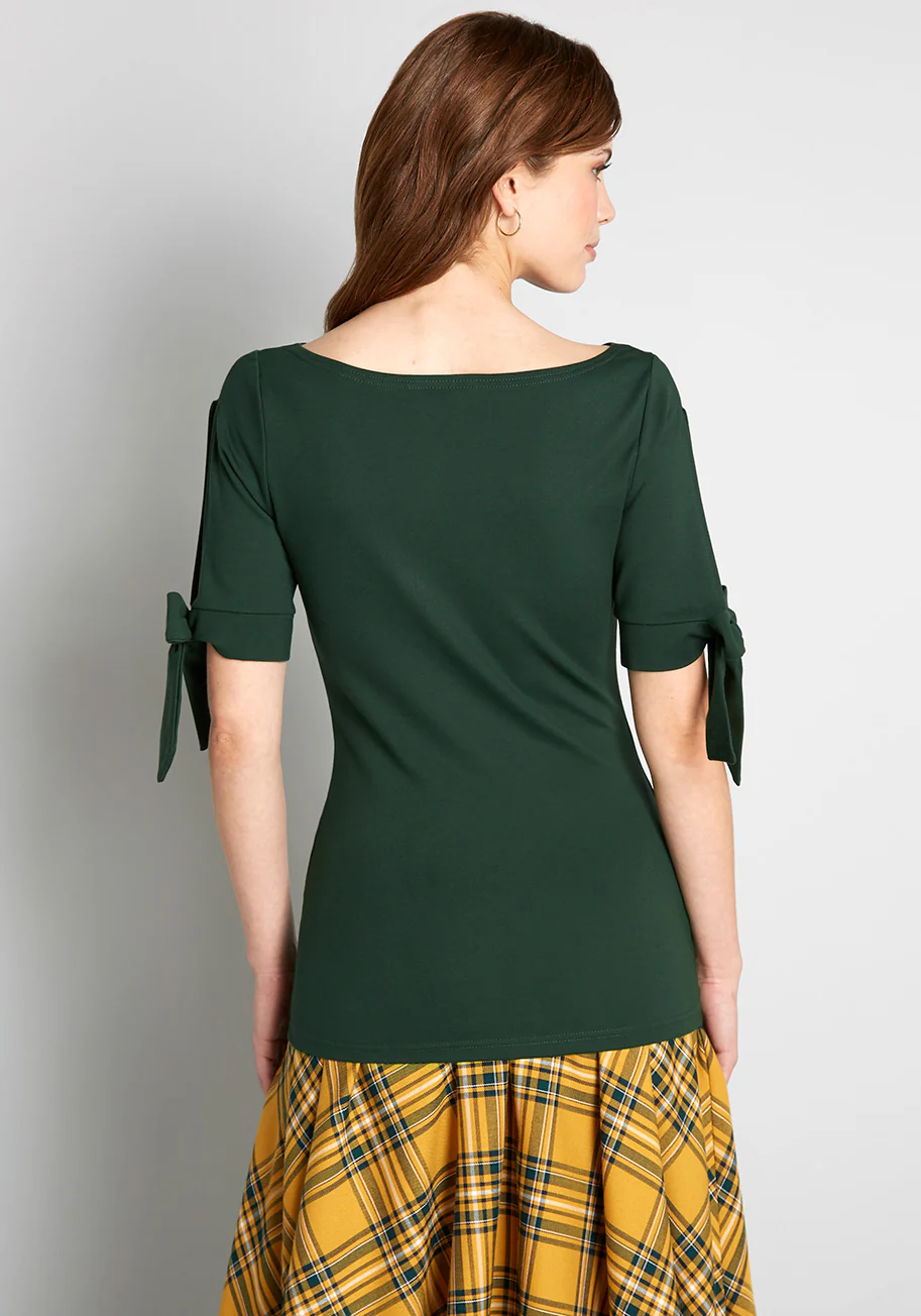 Bows For Show Tunic Top - Olabens