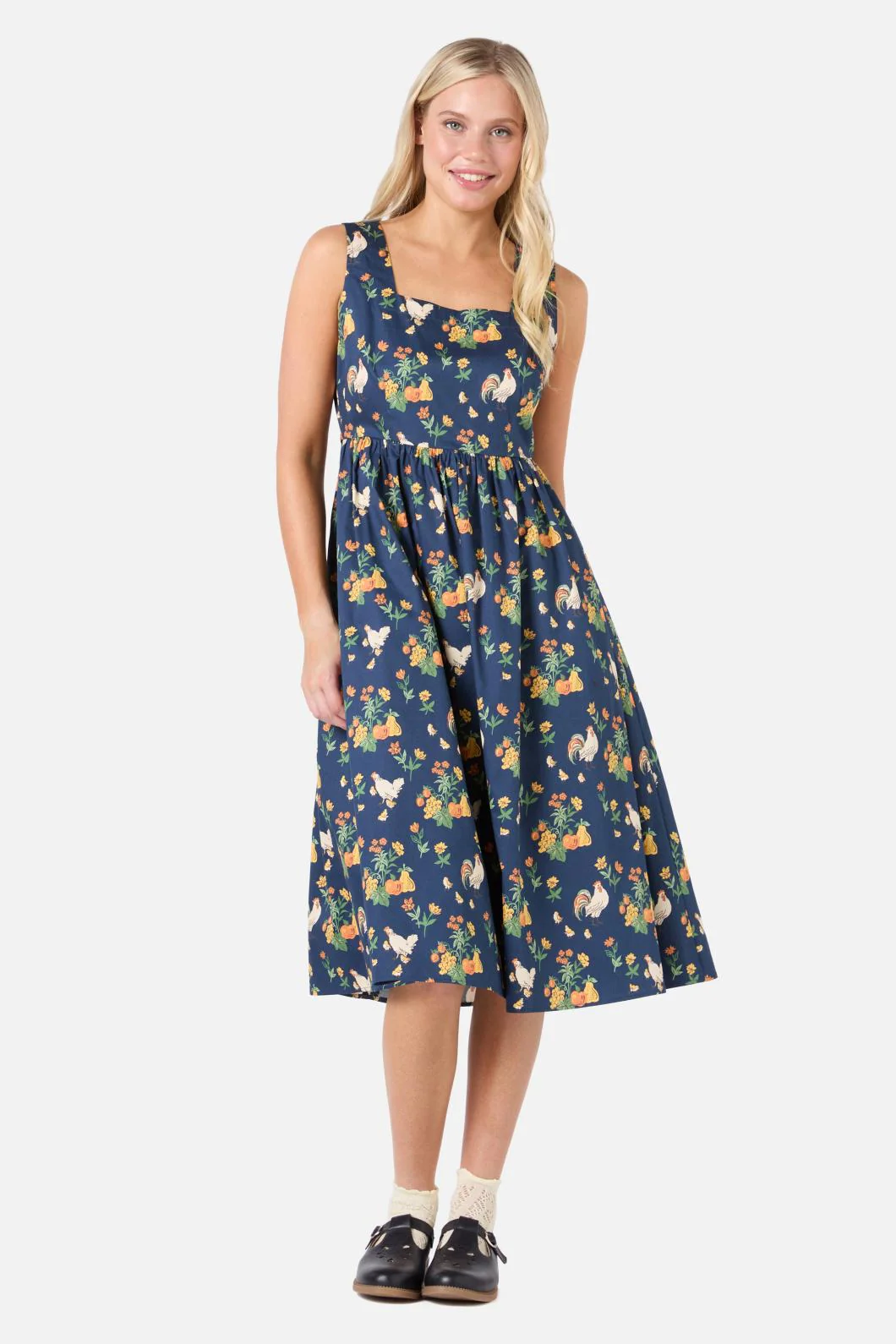 Chickens Midi Dress - Olabens