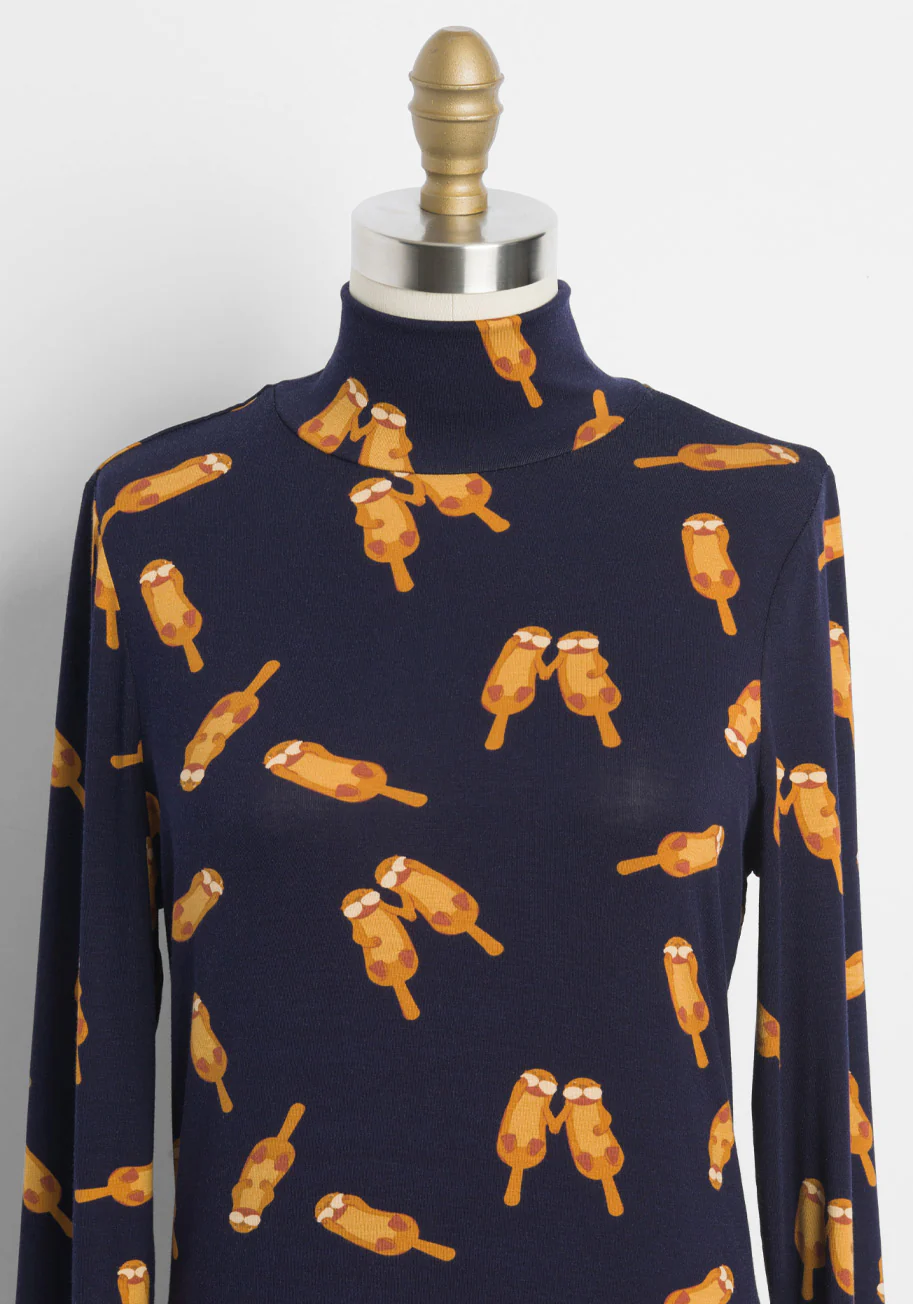 Classic And Cozy Turtleneck Top - Olabens