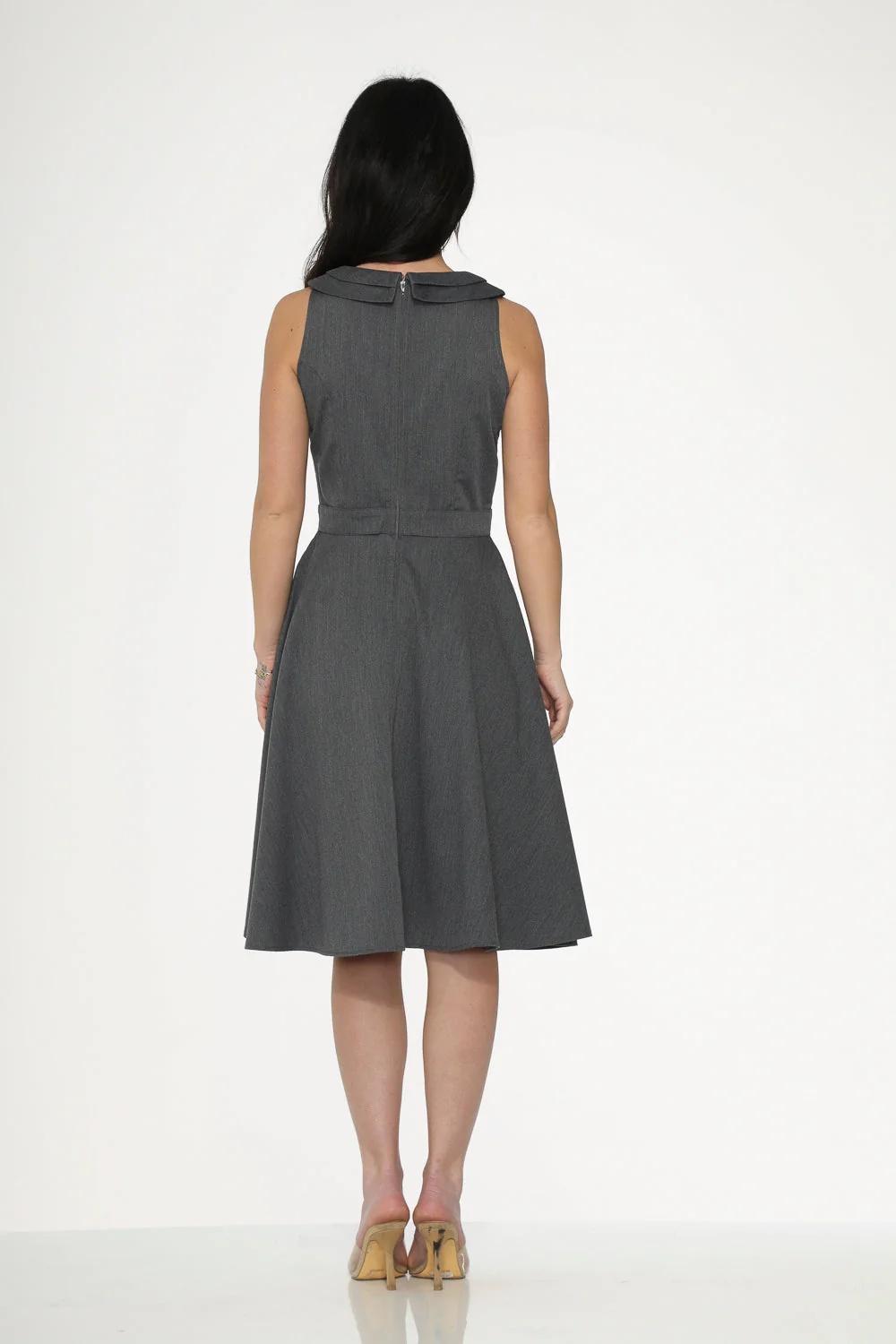 Grey Swing Dress - Olabens