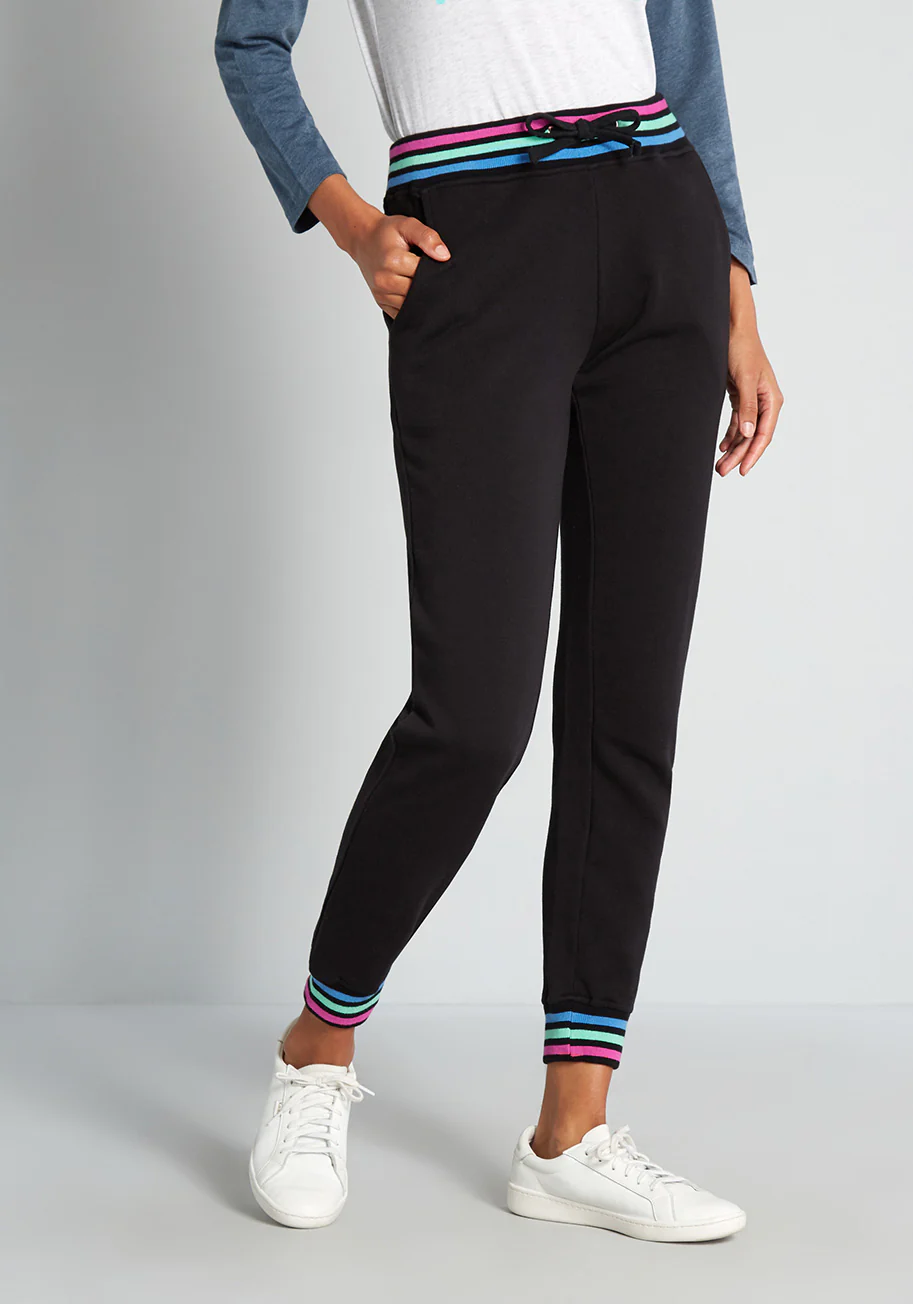 Navigating in Neon Stripes Joggers - Olabens