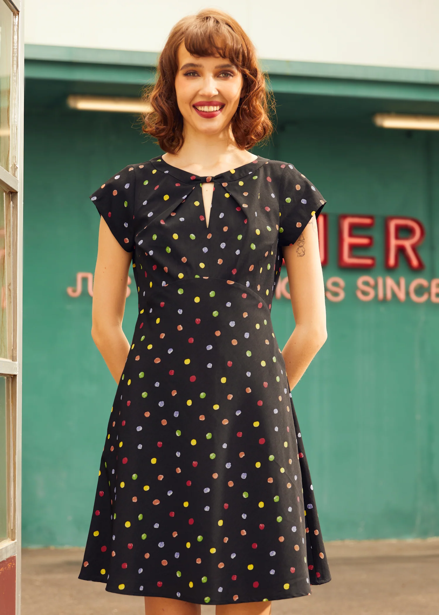The Dot Dot Diner Dress - Olabens
